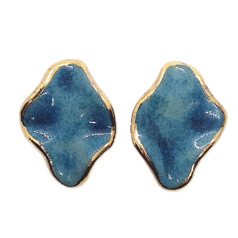 Umi Shell Blue - Nunako - Ceramic jewelry
